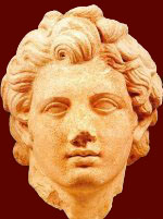 Sculpture of Alexander's head