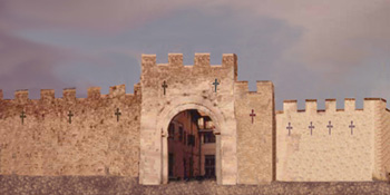 Laurenna's walls and the southern gateway